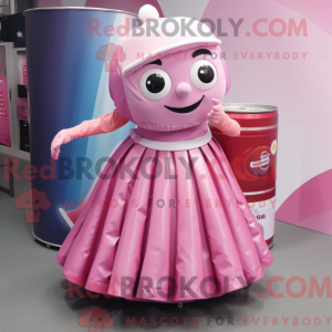 Maskottchenkostüm Rosa...