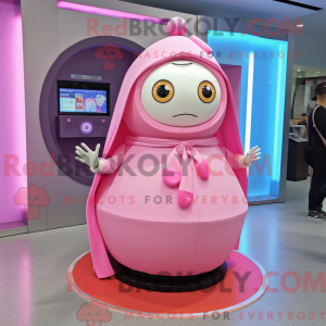 Pink Gyro maskot kostume...