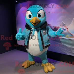 Disfraz de mascota pingüino...
