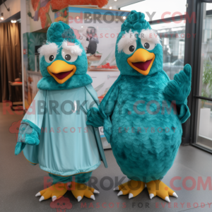 Disfraz de mascota de pollo...