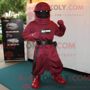 Maroon Gi Joe máscara de...