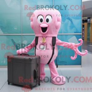 Máscara Rosa Octopus com...