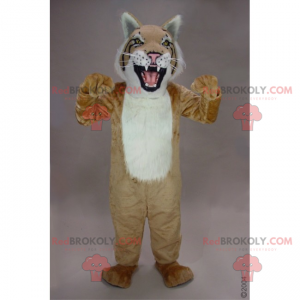 White-bellied lynx mascot - Redbrokoly.com