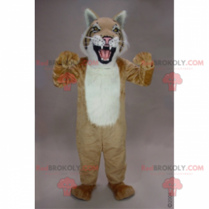 Mascotte della lince dal ventre bianco - Redbrokoly.com