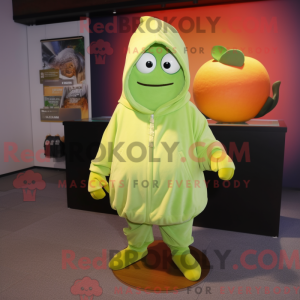Postava maskota Lime Green...