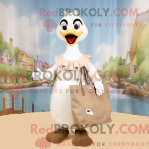 Maskotdraktfigur Beige...