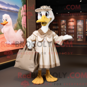Costume mascotte de cygnes...