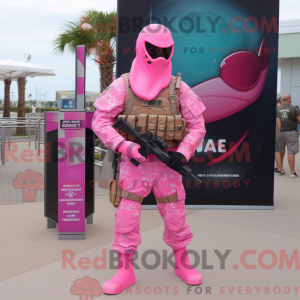 Personaggio mascotte Pink...