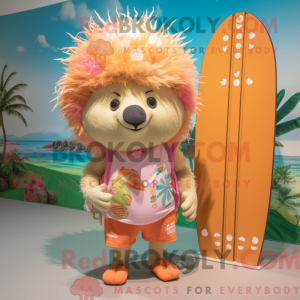 Peach Porcupine maskot...