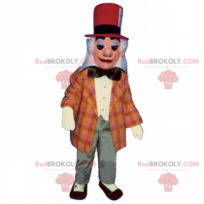 Maskot kouzelník s červeným kloboukem - Redbrokoly.com