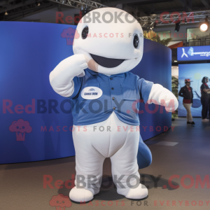 Navy Beluga Whale maskot...