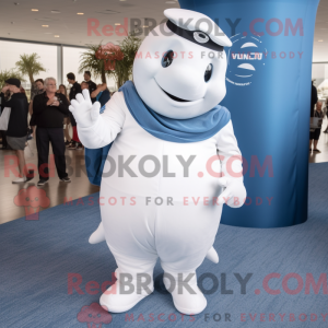 Navy Beluga Whale maskot...