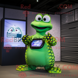 Oliven Anaconda maskot...