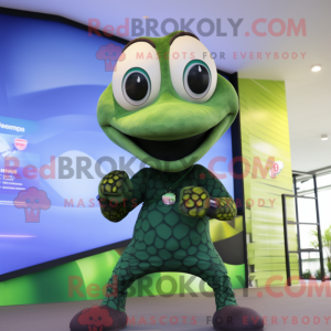 Oliven Anaconda maskot...