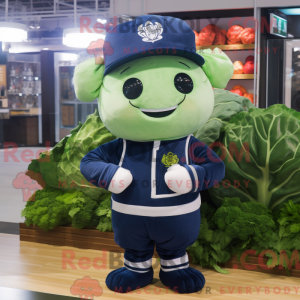 Marinekool mascottekostuum...