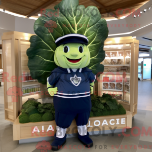 Navy Cabbage maskot kostume...