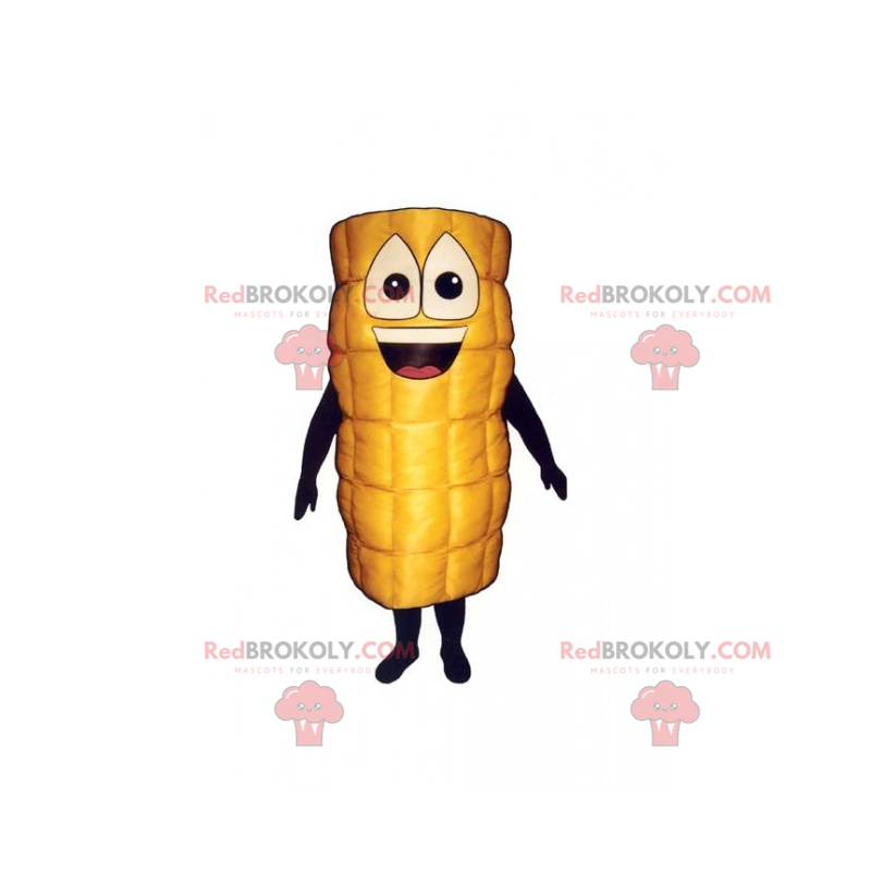 Mascote de milho sorridente - Redbrokoly.com