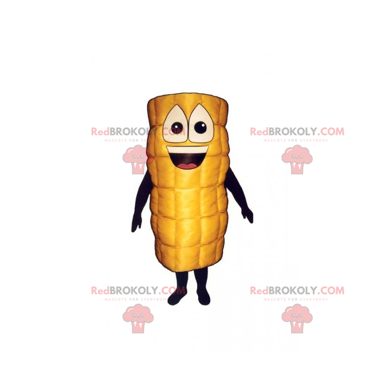 Smiling corn mascot - Redbrokoly.com