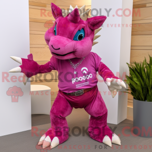 Máscara Magenta Triceratops...
