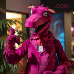 Magenta Deinonychus máscara...