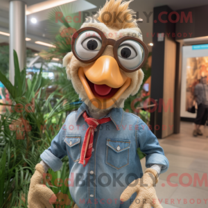 Tan Hens mascottekostuum...