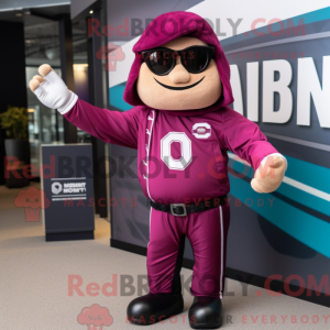 Magenta Guinness maskot...