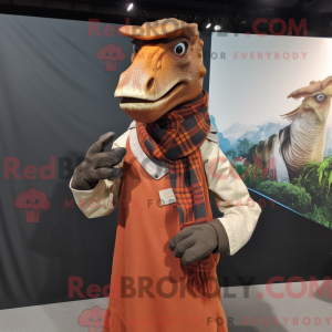 Rust Parasaurolophus maskot...
