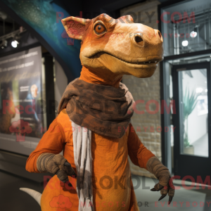 Rust Parasaurolophus maskot...