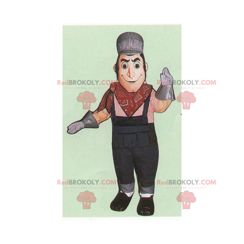 Mascotte meccanico - Redbrokoly.com