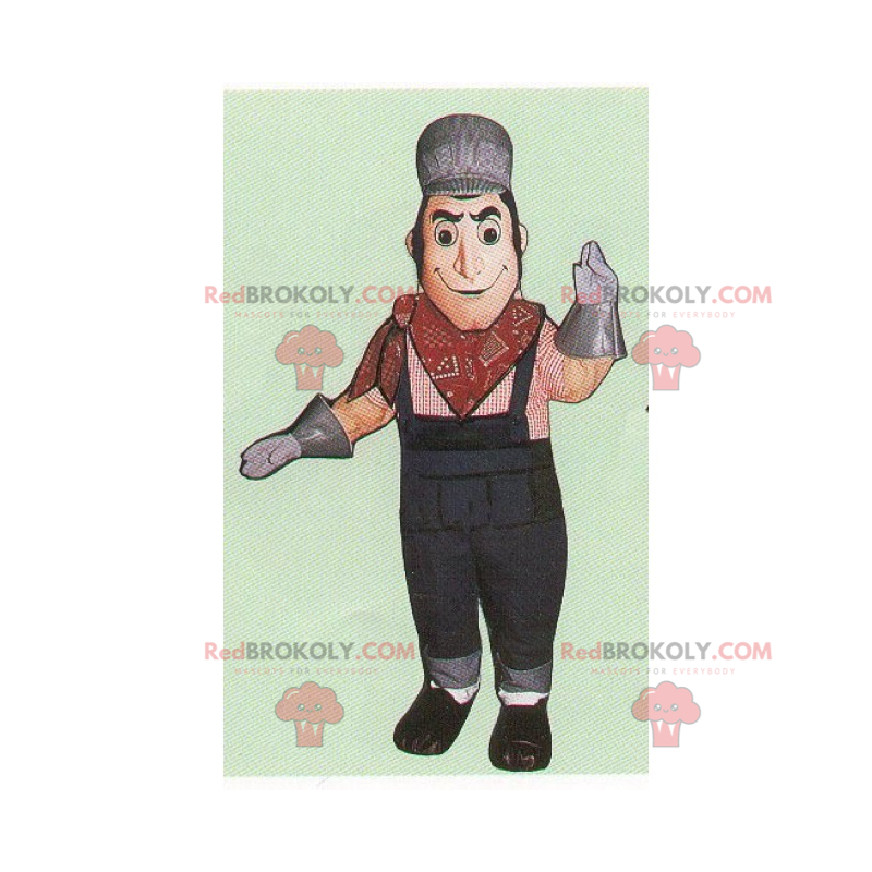 Mechanic mascot - Redbrokoly.com