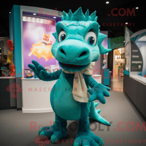 Teal Dragon máscara de...