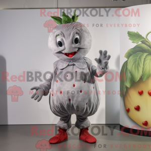 Silver Strawberry mascot...