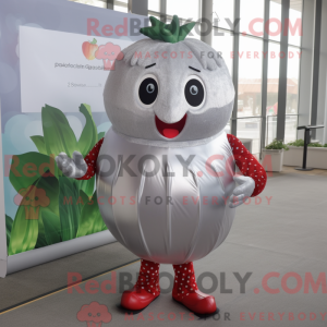 Silver Strawberry mascot...
