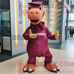 Maroon Parasaurolophus...