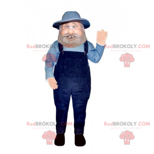 Profession mascot - Farmer - Redbrokoly.com