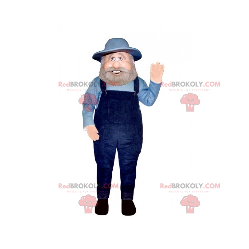 Mascote da profissão - Fazendeiro - Redbrokoly.com
