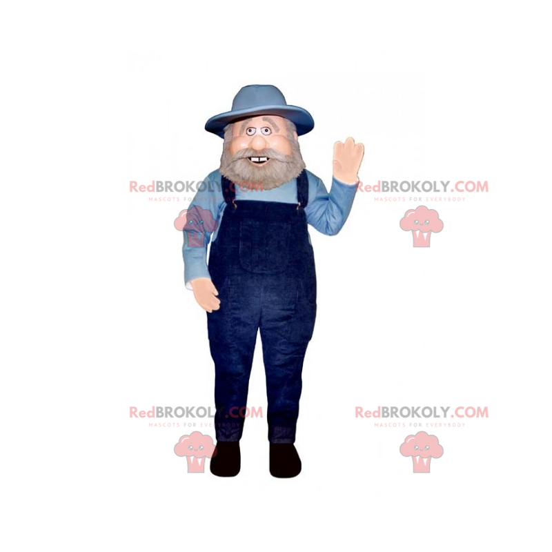 Yrke maskot - Farmer - Redbrokoly.com