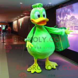 Lime Green Duck...