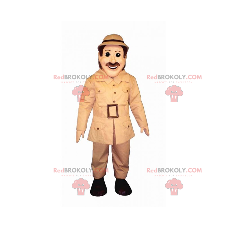Mascote profissional - Arqueólogo - Redbrokoly.com