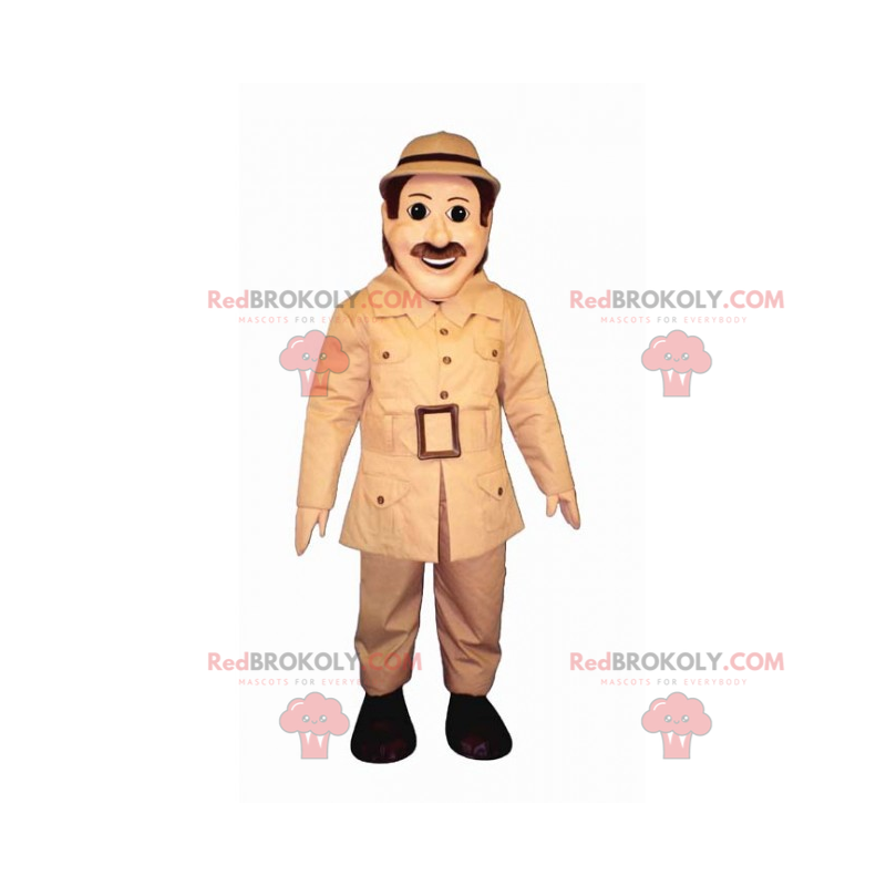 Professional mascot - Archaeologist - Redbrokoly.com