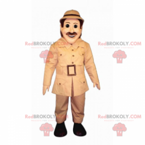 Mascote profissional - Arqueólogo - Redbrokoly.com