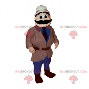 Mascotte de métier - Aventurier - Redbrokoly.com