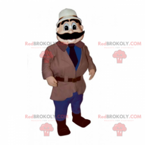 Professionele mascotte - avonturier - Redbrokoly.com