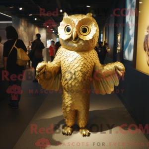 Złota maskotka Owl zawiera...