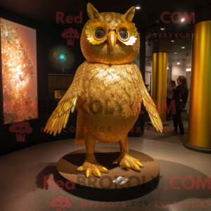 Gouden Uil mascottekostuum...