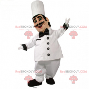 Mascotte de métier - Chef avec moustache - Redbrokoly.com