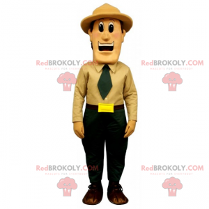 Mascotte professionale - Forest ranger - Mascotte dei soldati - REDBROKO_016130 - RedBrokoly.com
