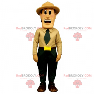 Profesjonell maskot - Forest ranger - Redbrokoly.com