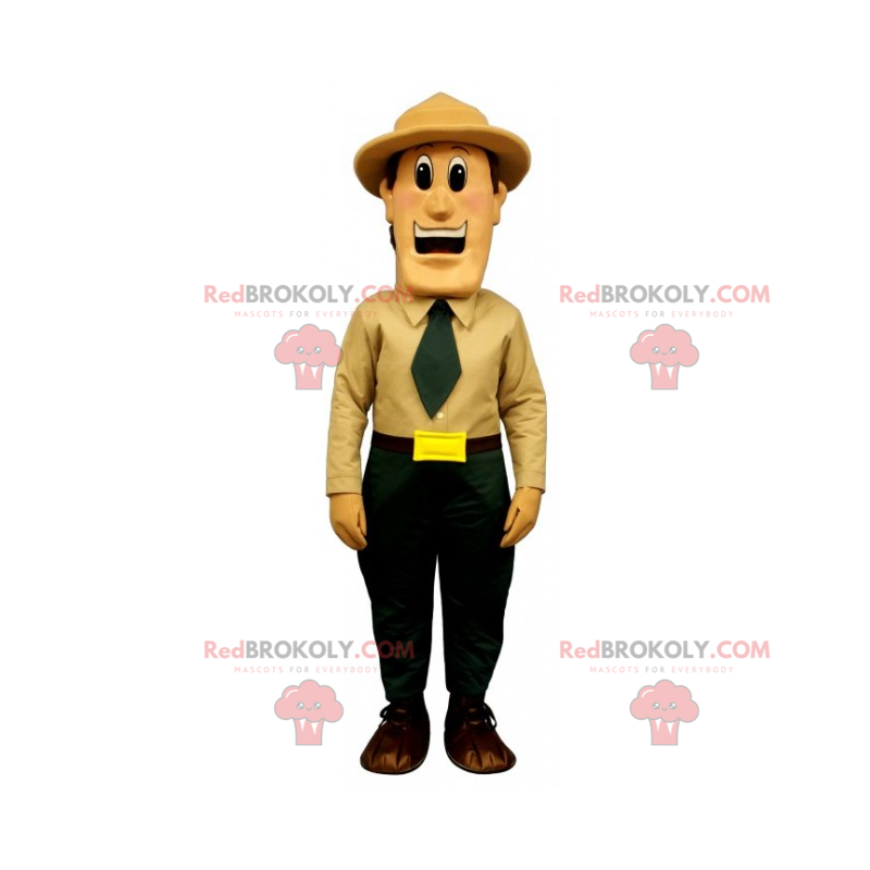 Mascote profissional - guarda florestal - Redbrokoly.com
