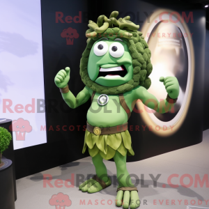 Oliven Medusa maskot...